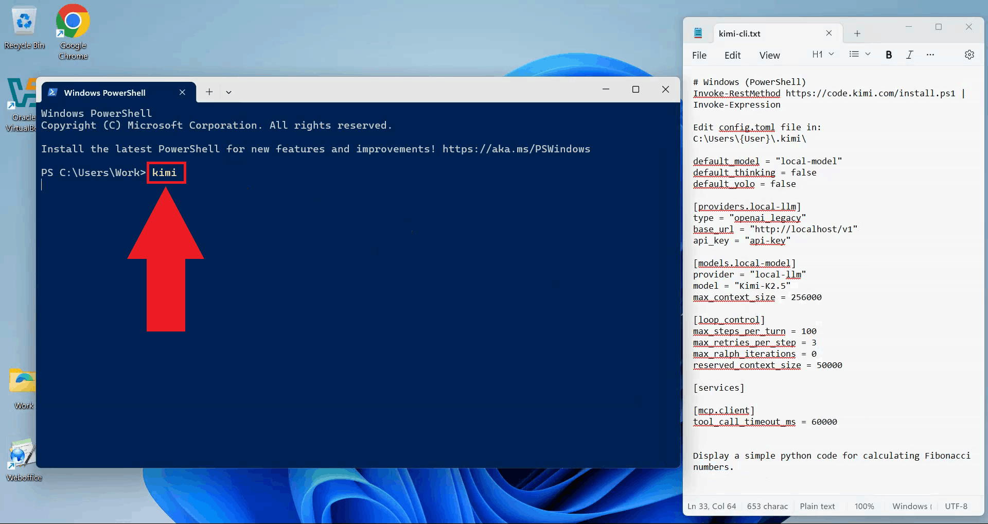 Start Kimi CLI again