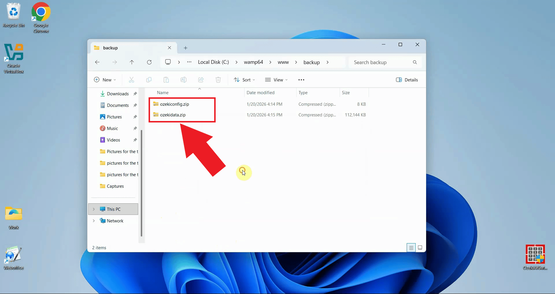 Store backups safely