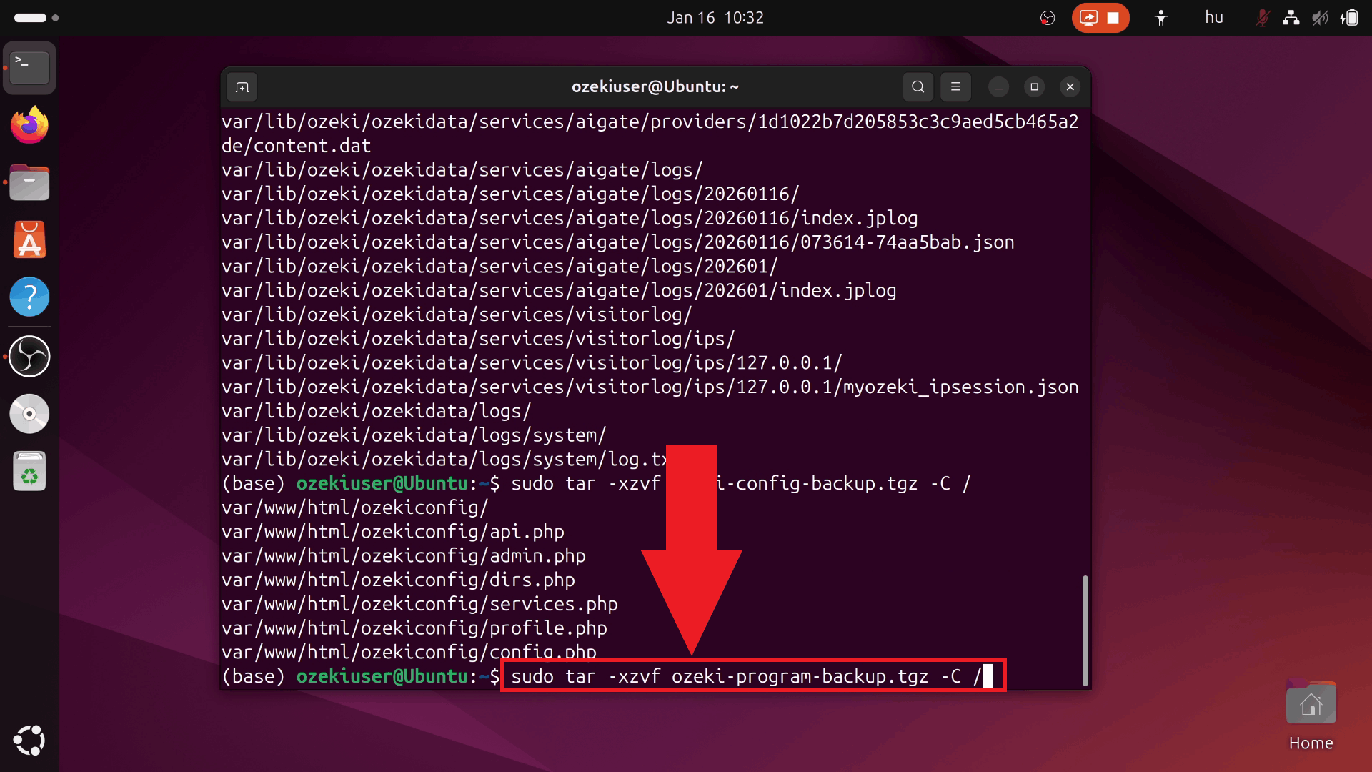 Restore program files