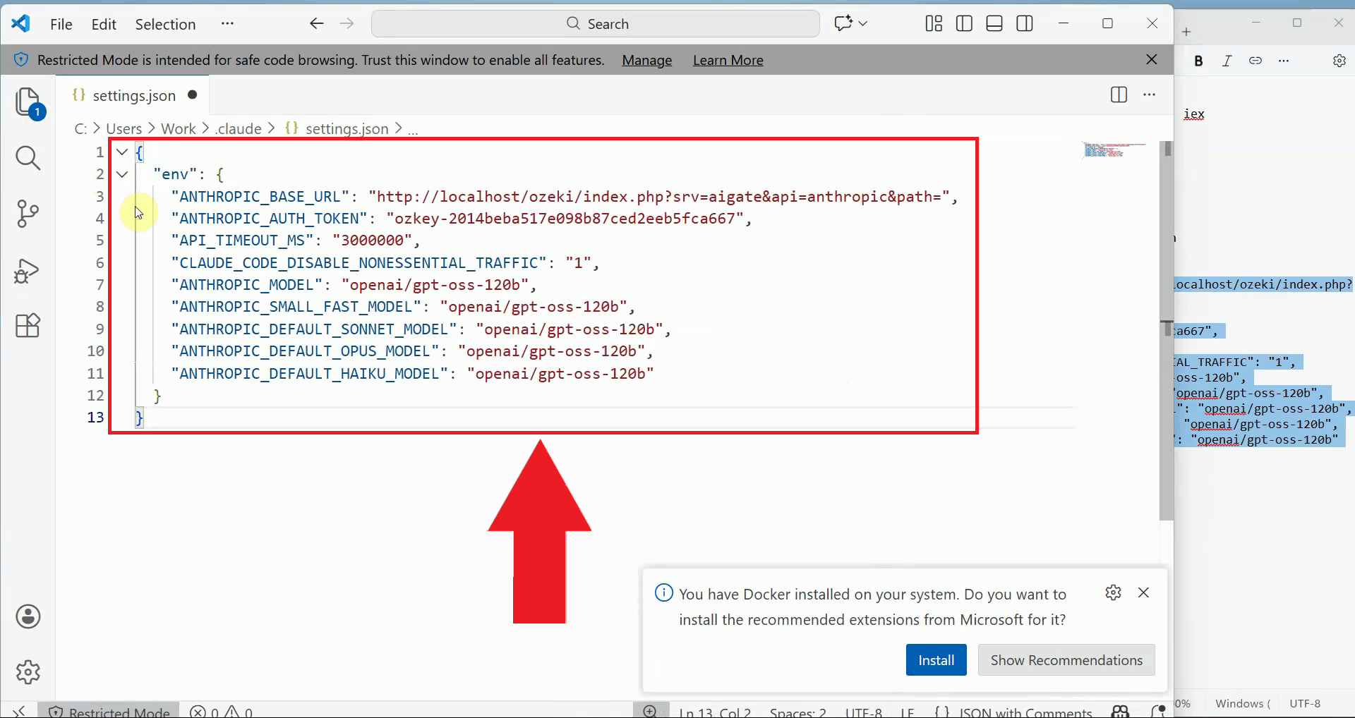 Configure Ozeki AI Gateway settings