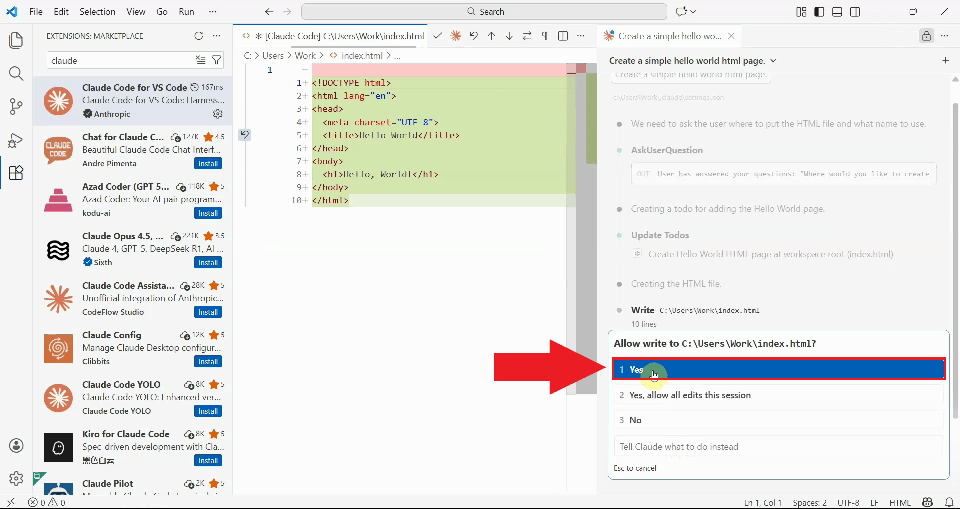 Allow file modifications