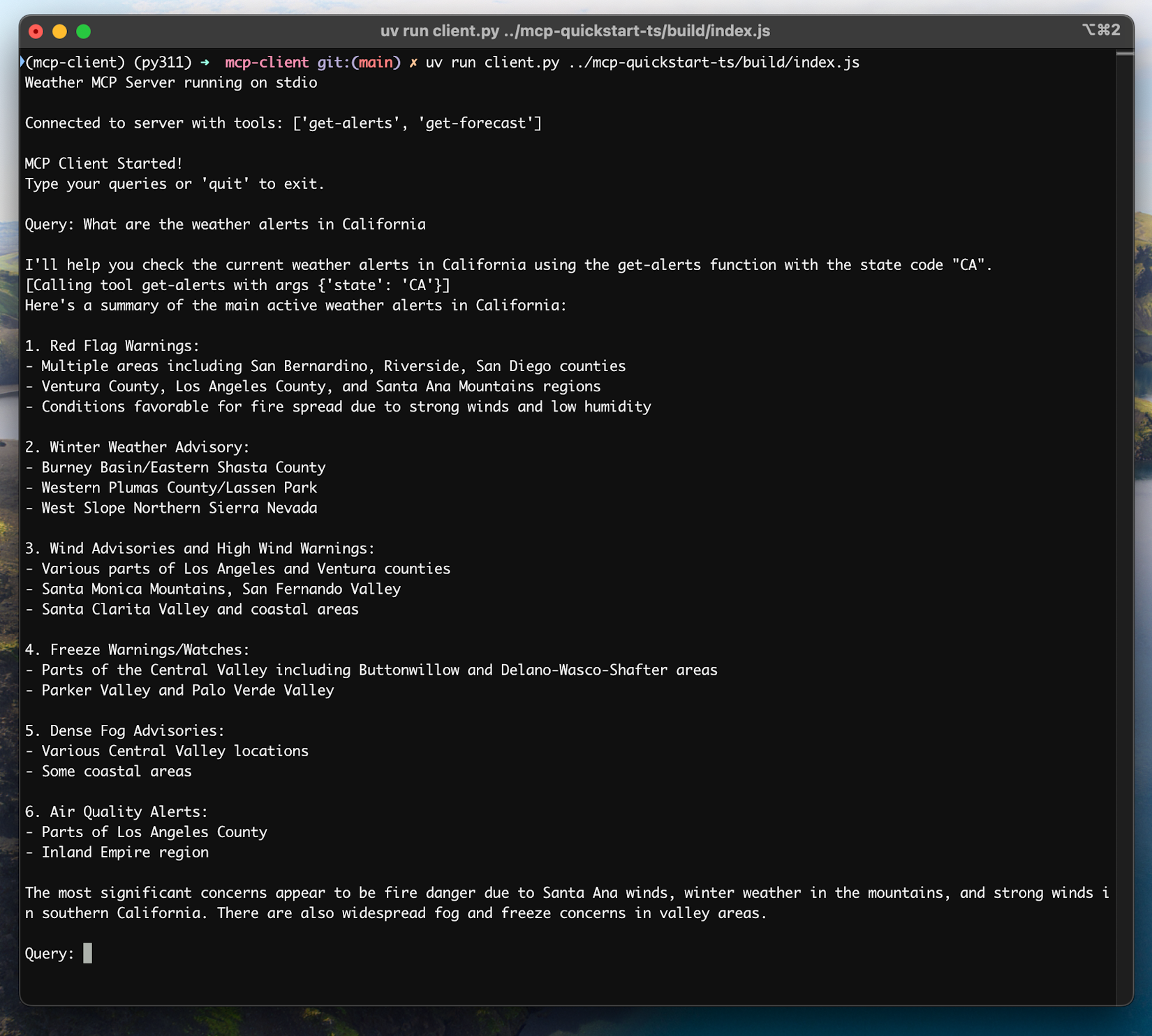 Client Claude CLI python