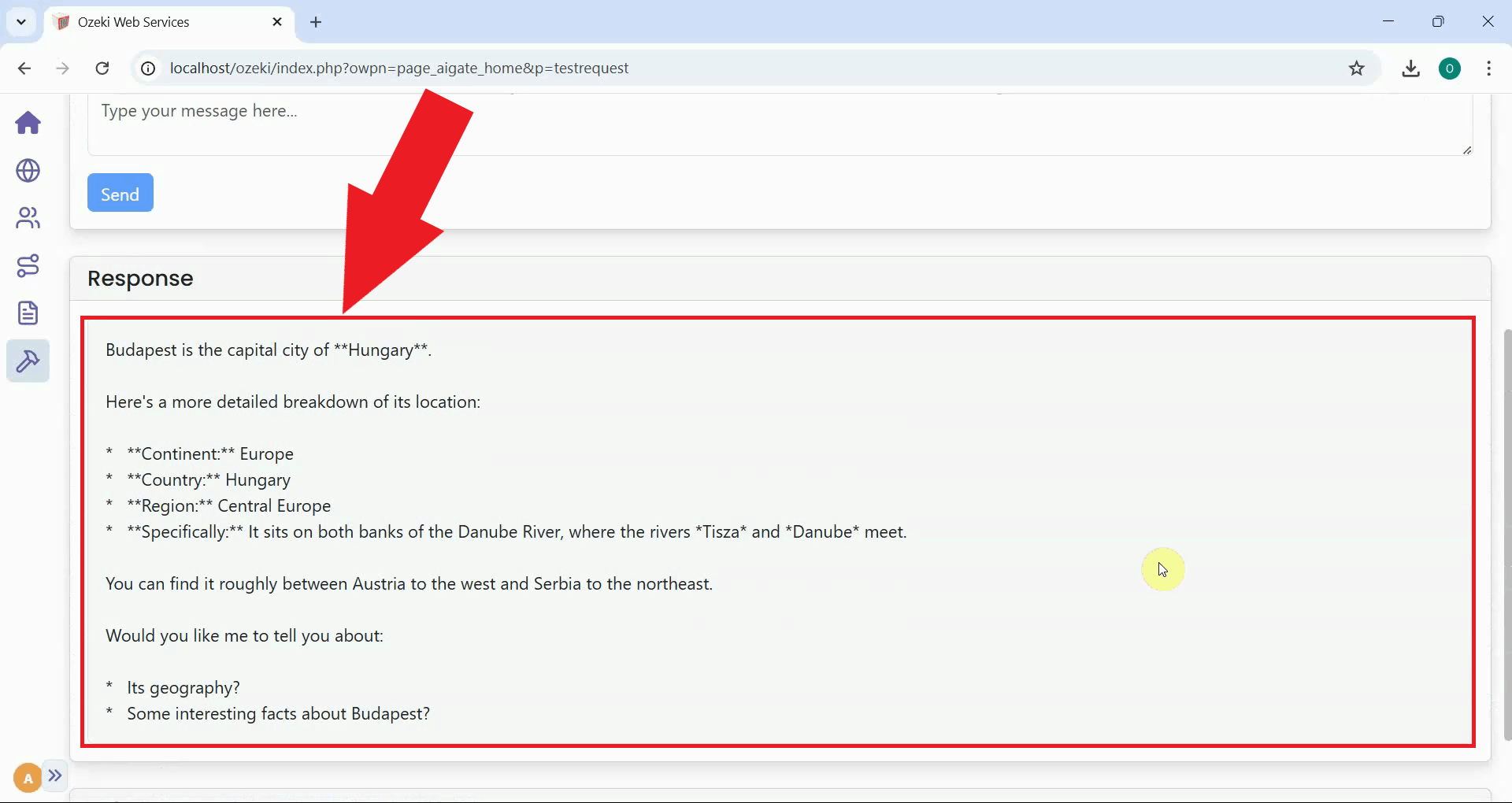 Check provider response