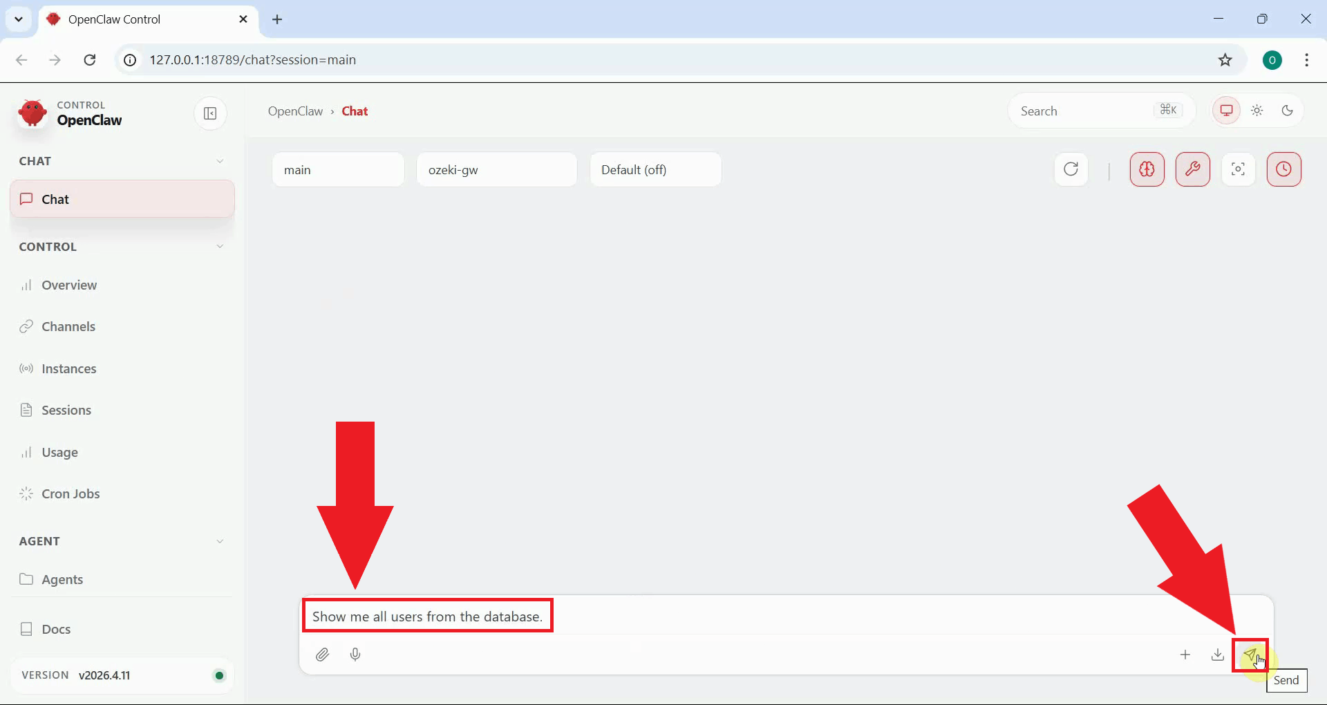 Test the SQL query tool