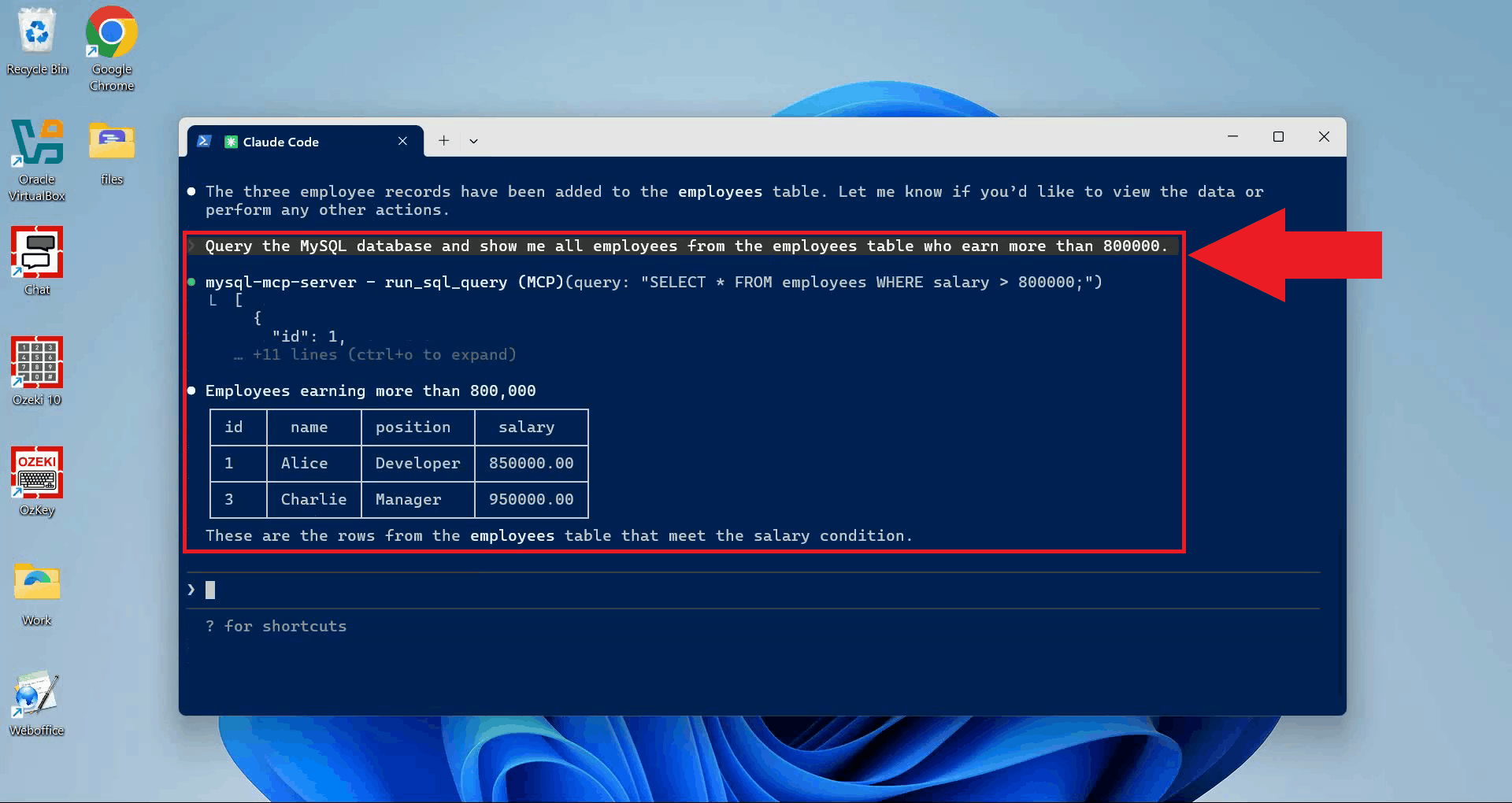 Query data with conditions