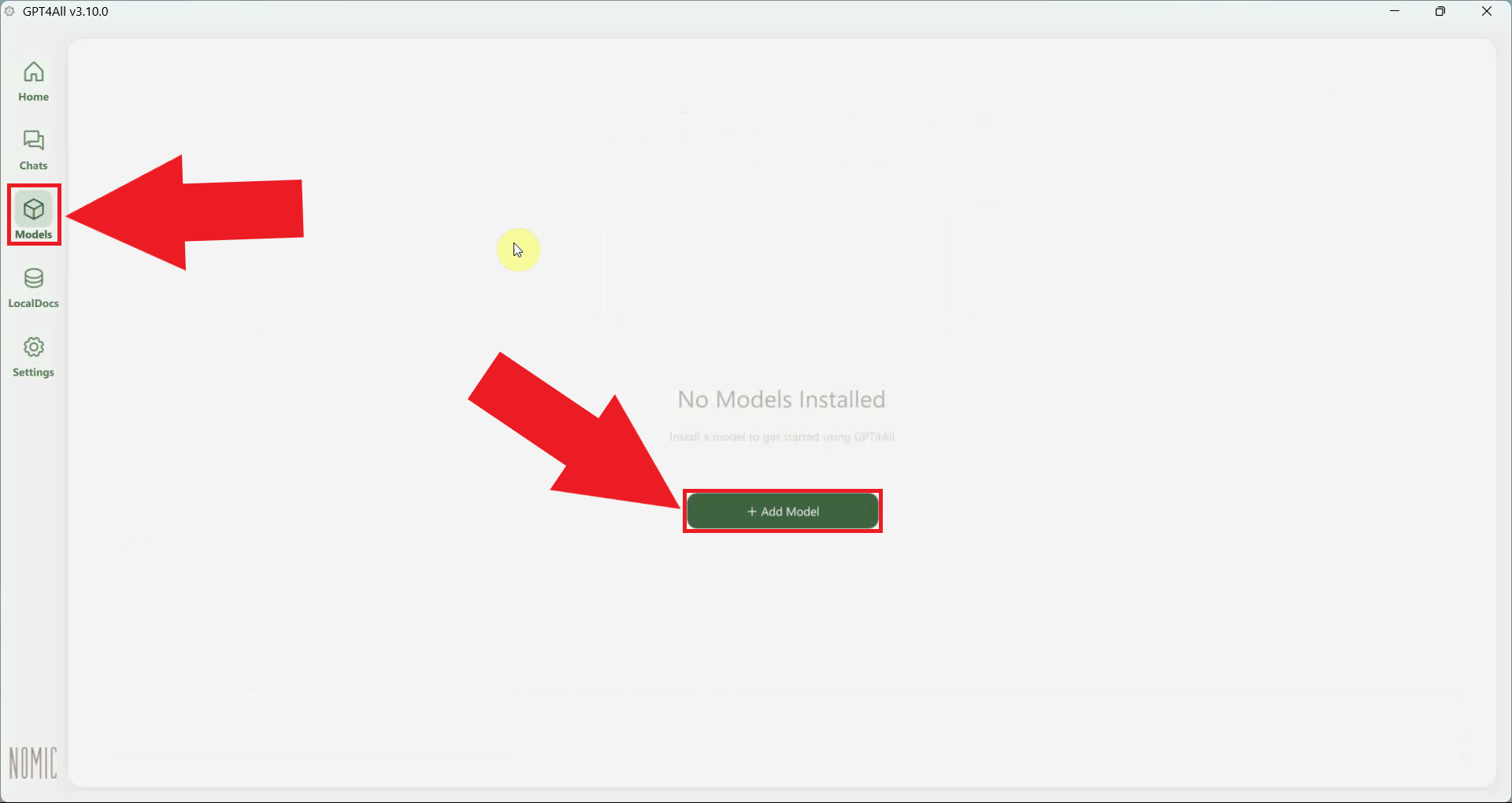 Open Model Explorer from the sidebar