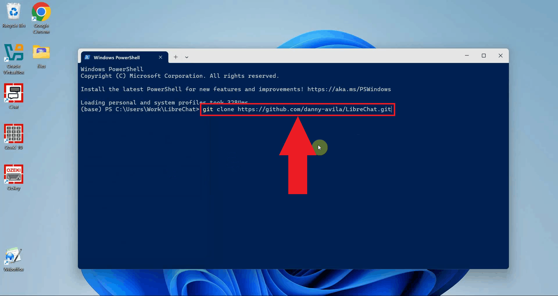 Clone the git repository